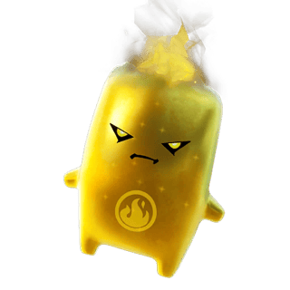 Gold Fire Sprite in Fortnite Sprites database